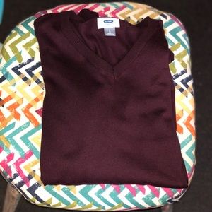 Casual Maroon Sweater